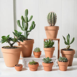 Vente en gros de jardinières classiques en terre cuite <span class=keywords><strong>Soucoupe</strong></span> en céramique <span class=keywords><strong>Pot</strong></span> à bonsaï Pots à fleurs Cactus <span class=keywords><strong>pour</strong></span> jardin et maison - Product Image 1