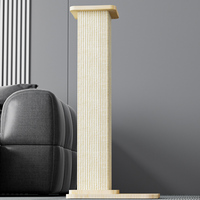 Jouet de meubles interactifs pour chat griffoir en bois pour chat grand griffoir en sisal pour chats et chatons