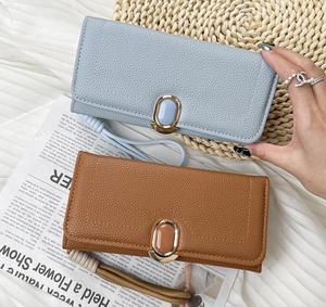 2026 New Women's Pu Leather Wallet Lightweight Long Clutch <b>Bag</b> with Polyester Lining Multi-Functional <b>Coin</b> Card Holder - Product Image 5