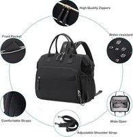 Meistverkaufte Vintage Damen Große Wickeltasche mit 14 Taschen, Kinderwagen-Clips, 3 Isoliertaschen, Wasserabweisend, für Picknicks
