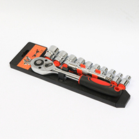 Meilleur Vente Professionnel Ménage Outils De Réparation Boîte à Outils 12pcs 1/2 "Socket Set Clé Ensemble