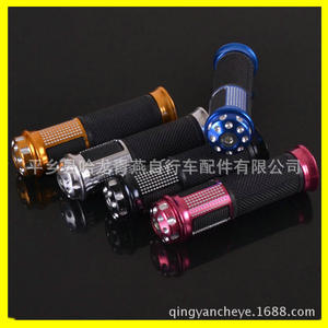 Puños de manillar de bicicleta de montaña de aleación de aluminio de 22.2 mm antideslizantes con decoración para bicicletas de montaña - Product Image 2