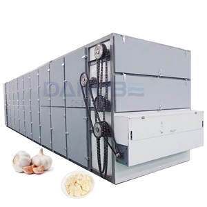 Large capacity continuous garlic mesh belt dryer vegetable processing sliced garlic <b>drying</b> <b>equipment</b> - Product Image 1