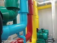 Station de refroidissement modulaire intégrée à cadre galvanisé, entièrement pré-testée, avec système de refroidissement par eau, alimentation automatique en eau et composants PLC essentiels