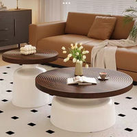 Nouvelle table basse de luxe en acier carbone haut de gamme, design moderne et épuré, avec rangement, pour préparation du thé, mobilier de salon