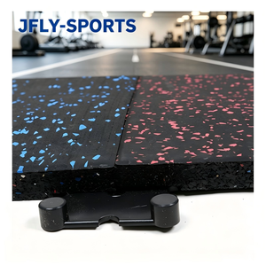 Tapis de gym en caoutchouc résistant à la pression, protection contre les chutes de poids lourds pour entraînement de musculation professionnel en salle de sport - Product Image 1