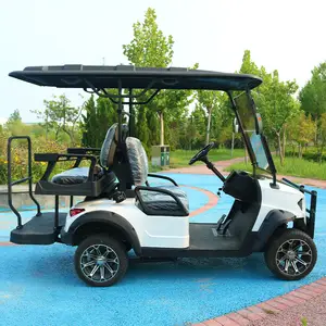 Vendita calda 4 ruote elettrico Bus navetta classico CE approvato elettrico 4 posti Mini Golf Cart per la vendita