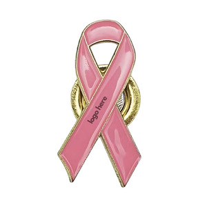 Pin <span class=keywords><strong>de</strong></span> Solapa Personalizado con Cinta Rosa y Gorros Cruzados, para la Concienciación sobre el Cáncer <span class=keywords><strong>de</strong></span> <span class=keywords><strong>Mama</strong></span>, con la inscripción '<span class=keywords><strong>Octubre</strong></span> Encantado', que promueve la detección <span class=keywords><strong>de</strong></span> metales y salvando vidas - Product Image 1