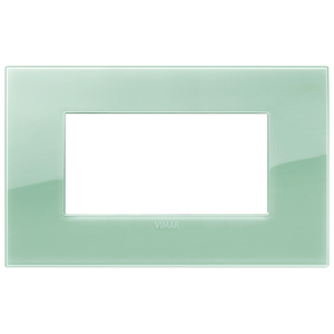 Placa de Puerta Vimar Placca Classic 4M Reflex Salvia 14.5 Cm - Product Image 1