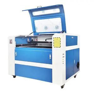 Vervaardiging Van Co2 Laser Graveren Snijmachines Cnc Mes Snijmachine Voor Hout Acryl Lederen Stof Glasvezel Doek P