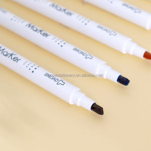 Rotuladores de pincel plano de doble punta de tinta permanente personalizables Juego de rotuladores de doble pincel para dibujo en papel - Product Image 5