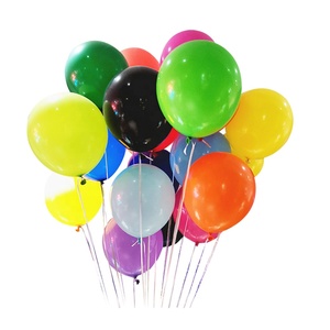 Ballons en latex de caoutchouc de qualité supérieure, nouvelle arrivée, 12 pouces, forme ronde, col long, arc-en-ciel, assortis, pour décoration murale de fête - Product Image 2