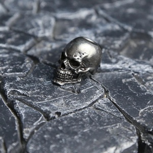 Pendentifs en laiton tête de crâne pour couteau, bracelets rétro en corde de parapluie, punk, EDC, pour activités de plein air, cordons tressés DIY, fidget spinners - Product Image 3