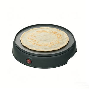 Machine à crêpes automatique 9,3 pouces avec contrôle automatique de la température, plaque antiadhésive facile à nettoyer pour une utilisation à la maison et en cuisine - Product Image 1