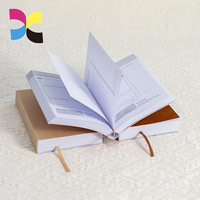 Usine personnalisé Journal livre impression en gros commande en cuir PU planificateur liant