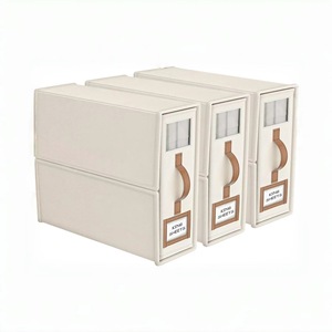 Lưu trữ có thể gập lại tấm Linen Closet thư mục thủ môn cửa sổ tổ chức container tấm ga trải giường tổ chức - Product Image 6