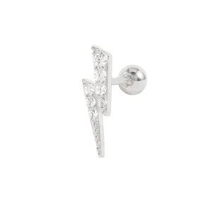 CANNER Boucles d'oreilles miniatures mignonnes en argent 925, couleur argent, très vendues pour femmes - Product Image 1