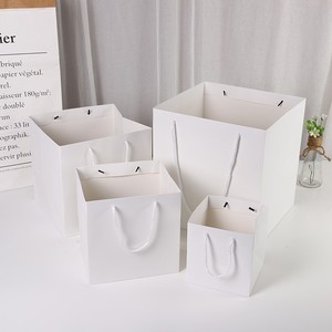 Custom Luxury Handmade Classic Kraft Paper Clothing Shoes Gift <b>Bag</b> Digital Printing Rope Handle Ribbon Recycled - Product Image 4