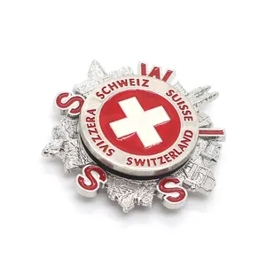 Fridge Magnet Sticker Metal Bottle Opener Customised Switzerland Tourist Souvenir Promotion & Gift