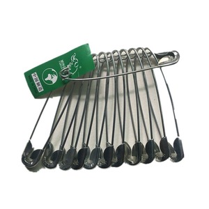Alfileres <span class=keywords><strong>de</strong></span> seguridad al por mayor No. 01234 Etiqueta <span class=keywords><strong>de</strong></span> ropa grande plateada y blanca <span class=keywords><strong>de</strong></span> Iron Silver & White - Product Image 3