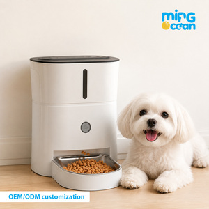 Comedero automático para mascotas de acero inoxidable ecológico de 3L para interiores con tazón de acero inoxidable, directo de fábrica. - Product Image 1
