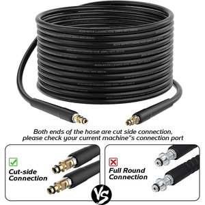 Tuyau d'eau haute pression Stm 10M 15M avec connecteur en cuivre PVC pour nettoyage à eau froide Karcher K2 K7 - Product Image 2