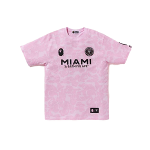 Camiseta de Manga Corta con Cuello Redondo y Corte Regular para Hombre A Bathing Ape, 100% Algodón, Color Negro, con Estampado del Logotipo de la Marca - Product Image 3