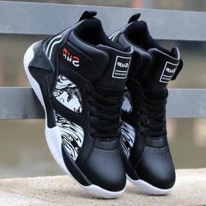 รองเท้าบาสเก็ตบอลผู้ชายแบบหุ้มข้อพื้นหนาสำหรับฤดูร้อน ขายส่งจากโรงงาน รองเท้ากีฬาแบบผูกเชือก รองเท้าเดินสไตล์แฟชั่นสำหรับผู้ชาย - Product Image 3