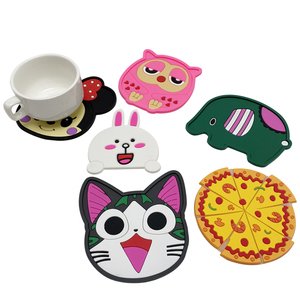 Customization 3D Custom Silicone Rubber Coaster Cup Mat Coaster Silicone Sofa Coaster