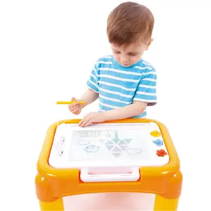 Портативный двухсторонний Детский обучающий музыкальный электронный стол для рисования для детей