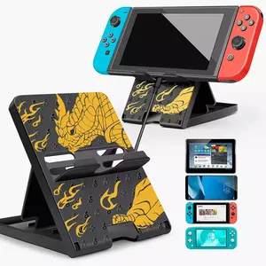 Game Stand Holder Adjustable Portable Foldable Main Chassis Bracket Compact Playstand For Nintend Switch dock