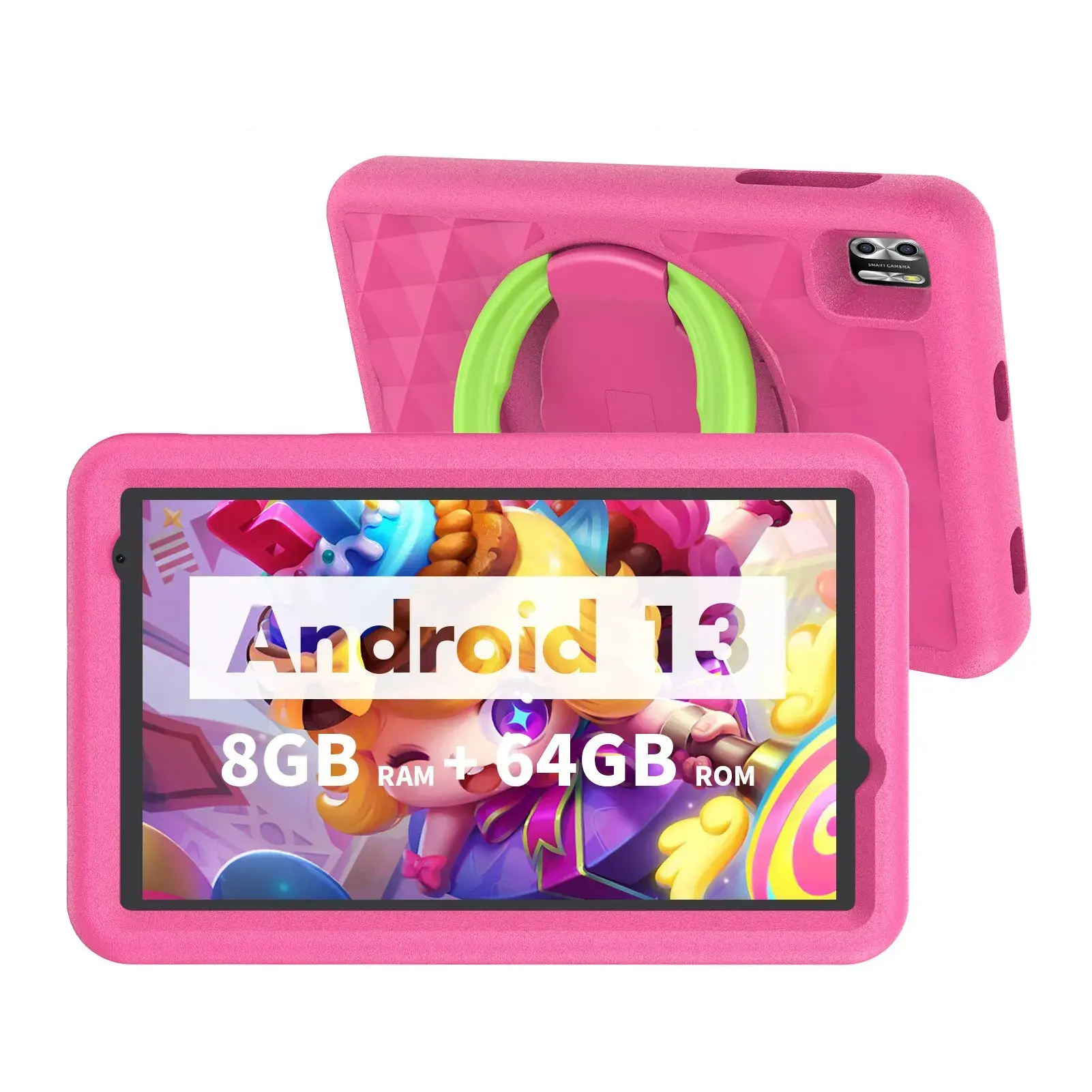 Oem 8 Inch Kids Tablet Octa Core A523 4Gb Ram 64Gb Rom Kids Tablet Tablette Robuuste Tab 8 Inch Android Tablet Pc