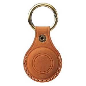 高品质钥匙扣复古风格手工制作疯马皮革钥匙扣礼品用 - Product Image 4