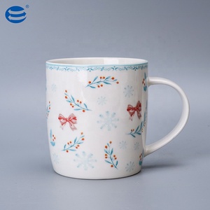 أكواب مخصصة جديدة للبيع بالجملة ممتازة من الصين العظمية أكواب قهوة مزججة بطباعة - Product Image 2