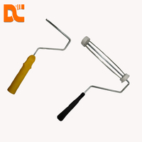 Rouleau de peinture en polyester de qualité industrielle OEM, housse de rouleau acrylique, manche en plastique, outil multifonctionnel pour le bricolage et les travaux intérieurs