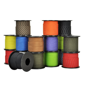 Cuerda de paracaídas resistente de 1 núcleo, cuerda de nailon de supervivencia de 100lb, Paracord de <span class=keywords><strong>2mm</strong></span>, Color personalizado, venta al por mayor - Product Image 2