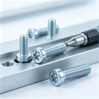 Sekrup Kepala Keju Hex Socket ISO14580 Torx Socket Berlapis Seng Baja Tahan Karat Ulir Kasar untuk Ruang Terbatas Presisi Tinggi
