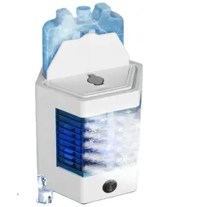 Refrigerador de ar evaporativo USB de alta qualidade, portátil, baixo ruído, alimentado por AC, para uso doméstico ou em hotel, vendas quentes