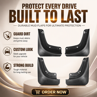 Garde-boue universels pour voiture, grande taille, lot de 4, anti-éclaboussures, protection de pare-chocs, imperméables, vente en gros