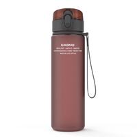 Bouteille d'eau de camping personnalisée avec couvercle en plastique à visser, écologique, de haute qualité, vente en gros du fabricant, logo personnalisé, type à pression