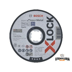 Disques à tronçonner Bosch X-LOCK pour acier inoxydable et métal ø 125mm plat 1mm (10pcs) - Product Image 5