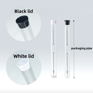 Produits en gros en vrac Tubes en <span class=keywords><strong>plastique</strong></span> <span class=keywords><strong>transparent</strong></span> de haute qualité Tubes en PC transparents Emballage de boîte cadeau avec couvercles pour le stockage de cadeaux - Product Image 3