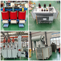 Transformateur de distribution triphasé immergé dans l'huile de haute qualité 50/60Hz S9-125/10 10kV pour usine