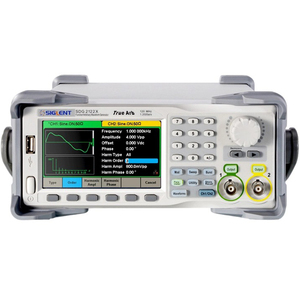 Générateur de formes d'onde arbitraires Siglent SDG2122X, 120 MHz, double canal, échantillonnage 1,2 GSa/s, onde sinusoïdale, résolution d'amplitude 16 bits, 1 Hz - Product Image 1