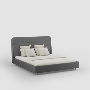 2025 promodern ý thiết kế sang trọng Giường hiện đại sang trọng ý da đầy đủ & Vua kích cỡ cho biệt thự trực tiếp từ Đông quan nhà máy - Product Image 5