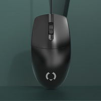 Dimao DM01Computer Mouse Wired, Macally Silent USB Mouse -Slim Compact USB Mouse for Apple Mac or Windows PC Laptop Desktop