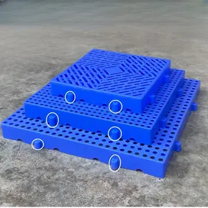 Plastic Slatted Flooring Board Sheep Slats Goat Floor Mat Splicing Type Large Storage Floor Rotomolding Plastic Pallet