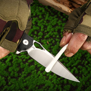 D2ブレードポケット折りたたみユーティリティレスキューカスタム戦術G10ハンドルナイフボックス付き - Product Image 6