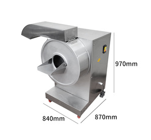 Rau chip Cutter Crinkle cắt khoai tây chiên tươi & Plantain slicing máy với hiệu quả động cơ cho home & sử dụng thương mại - Product Image 3