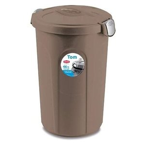 Tom Bin 46L Clip Lid Plastic Storage Indoor Outdoor Use - Product Image 1